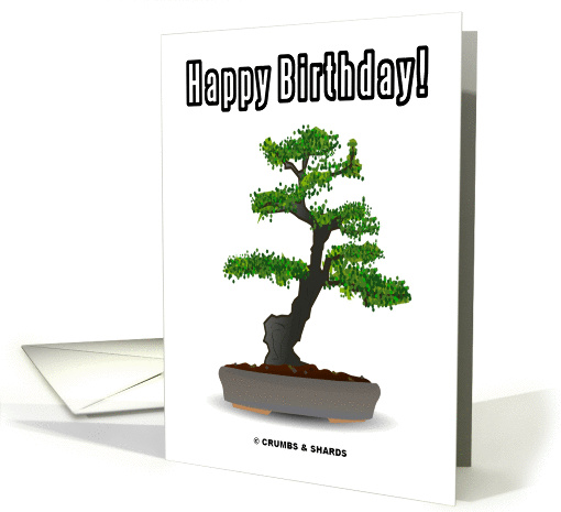 Happy Birthday! (Bonsai Tree Plant) card (836531)