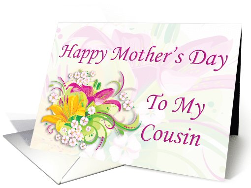 Mother's Day to my Cousin card (749527)