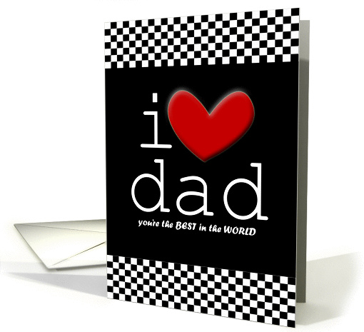 Father's Day i love dad card (617036)