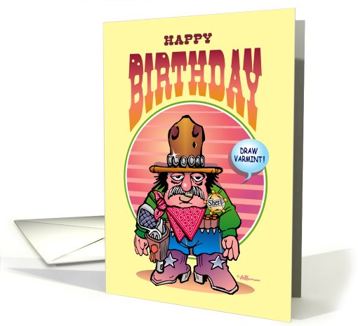 Sheriff Birthday card (649392)