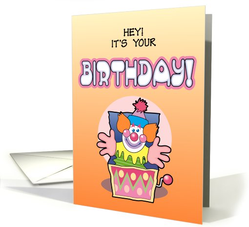 Jack In The Box, Birthday card (652559)