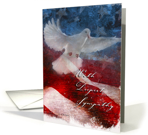 Sympathy Card - Support Our Troops card (918778)