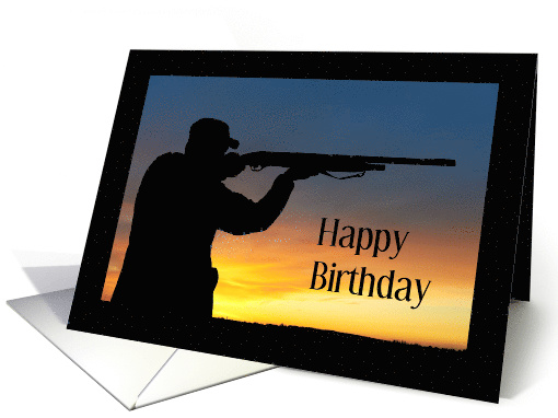 Happy Birthday Card For Hunter at Sunrise card (1253240)