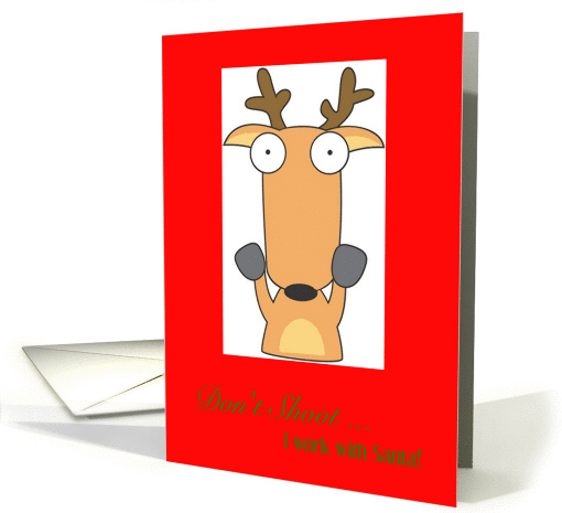 Reindeer Christmas Card for Hunters card (1271690)
