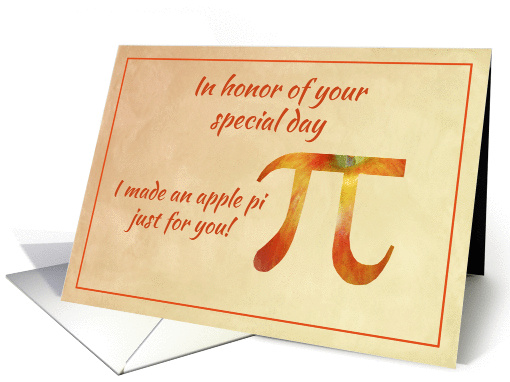 Pi Day Birthday card (1045023)