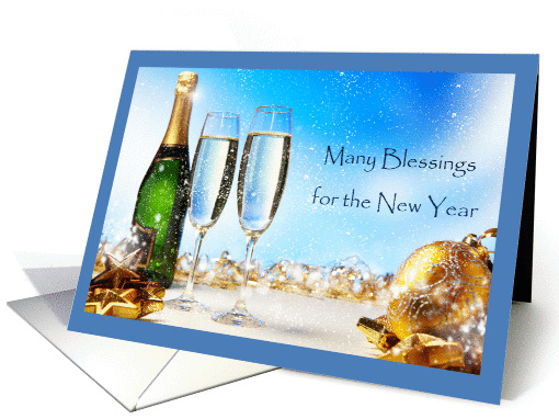 Many Blessings for the New Year card (1201736)