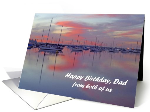 Happy birthday dad from both of us sales