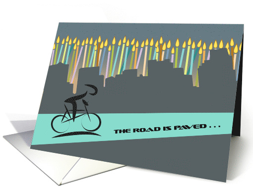 City Cycling Happy Birthday card (1574742)