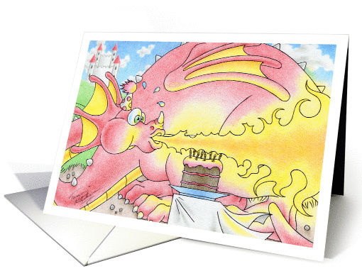 Birthday Dragon card (797644)