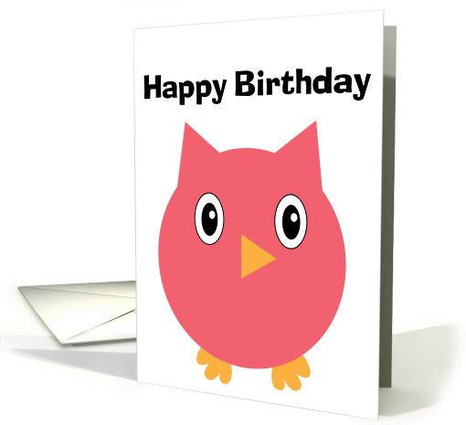 Birthday Owl Hoot card (747035)