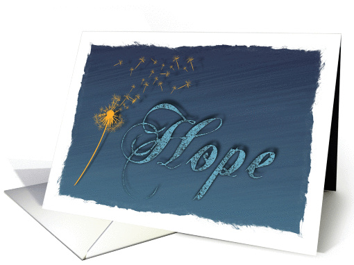 With hope in your cancer battle card (905481)
