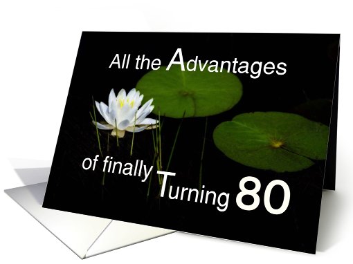 Birthday Advantages at 80 card (796215)