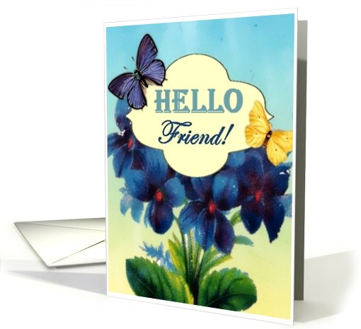 Hello Friend Forget Me Not's card (788825)