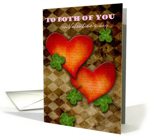To Both on Valentine's Day Hearts card (866608)