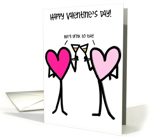 Valentine Heart friends card (866612)
