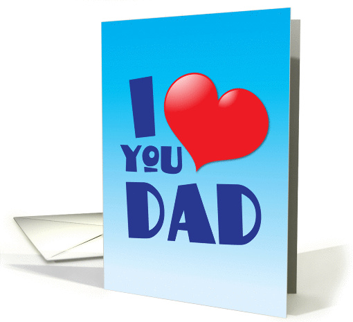I love you DAD card (844397)