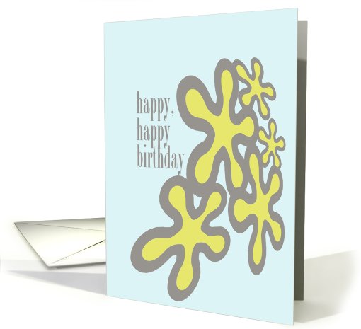 happy, happy birthday card (809377)