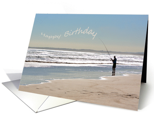 Birthday - Fisherman at Dusk card (1327476)