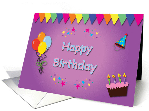 Happy Birthday Kids card (834317)