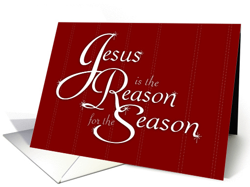 Christmas Card - Jesus is the Reason card (869955)