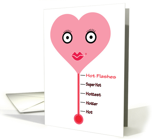 Valentine Hot Flashes Greeting Card for Him card (890340)