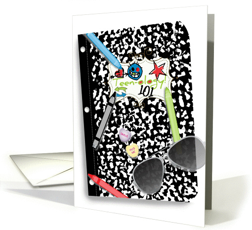 Teen-ology 101 Valentine's Day, Composition Notebook card (1011809)
