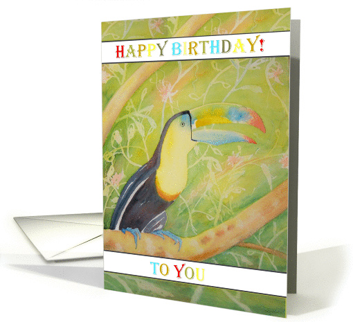 Toucan Birthday card (889784)