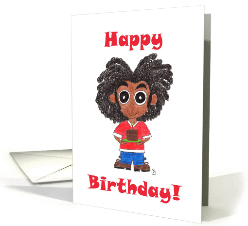 Birthday Card for African-American Teen Boy card (899870)