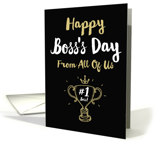 Happy Boss's Day From All with Work Themed Wishes For... (1542474)