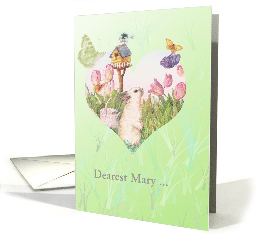Illustrated Birthday on Easter Name Specific card (1057101)