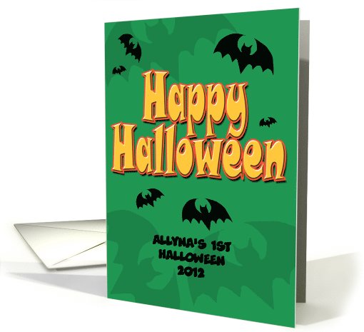 Happy Halloween Customizable card (972053)
