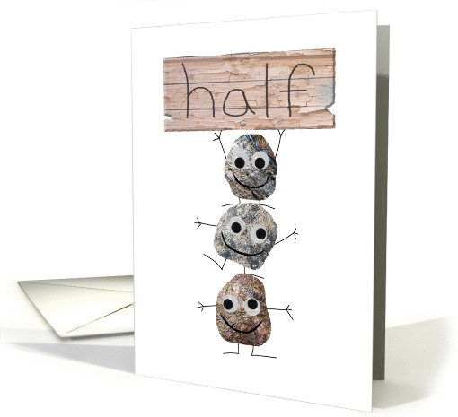 Half Birthday, I hope Your Half Birthday Rocks card (1439454)