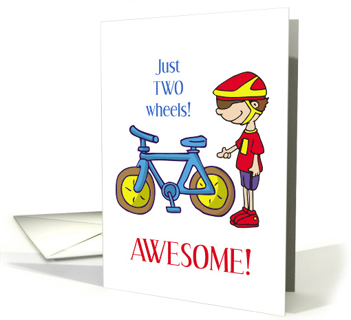 Congratulations to Boy for Learning to Ride Bike with... (1395816)