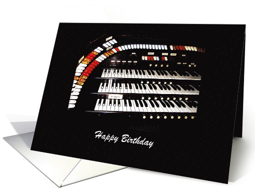Happy Birthday, Ancient Organ card (1037401)