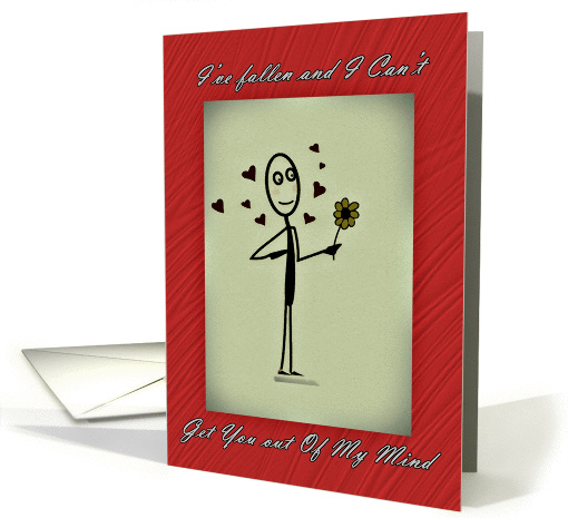 Falling for you, Crush, Love, Hearts and Flower card (1058969)