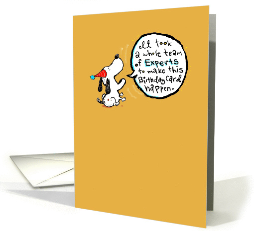 Birthday: Talking Dog card (1153814)