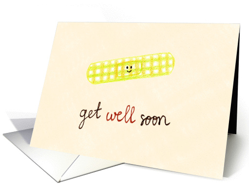 Here's a bandage for you - get well soon card (1427306)