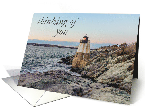 Serene Lighthouse Thinking of You card (1555084)