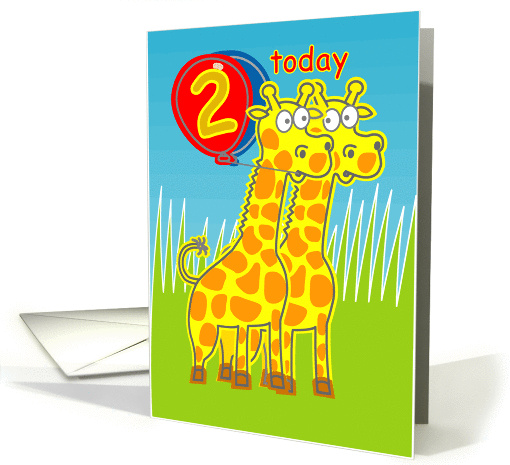 Happy Birthday Two Years Old card (1317806)