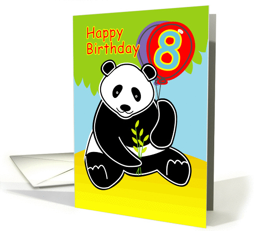 Happy Birthday Eight Years Old card (1317838)