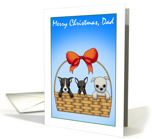 Merry Christmas Dad card (1350714)