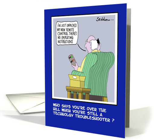 Technology Troubleshooter- Funny Birthday card (1487078)