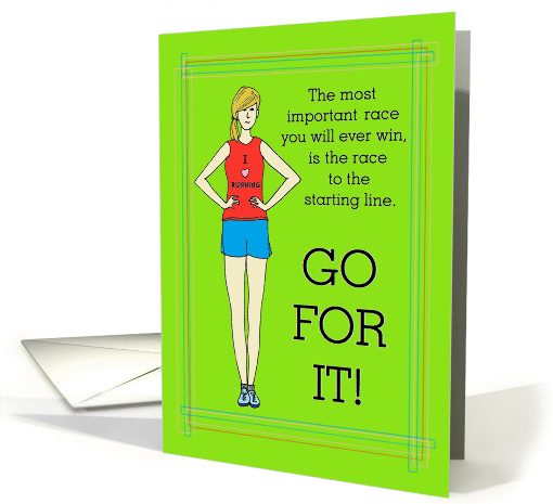 Encouragement To Go Running And Get Fit: Race To The... (1420864)