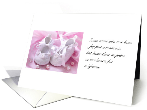 Deepest Sympathy for loss of child by Miscarriage, Baby Girl card