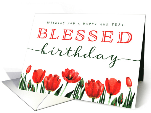 Birthday, Religious, Wishing You a BLESSED Birthday card (1588910)