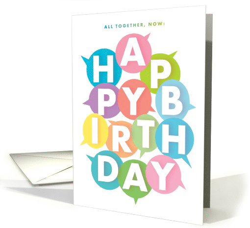 All Together Now Greeting Card All Together Now Greeting Card
