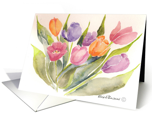 Tulips for Mother's Day card (1518746)