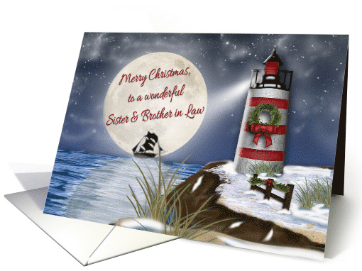 Merry Christmas, Sister & Brother in Law, Lighthouse,... (1592126)