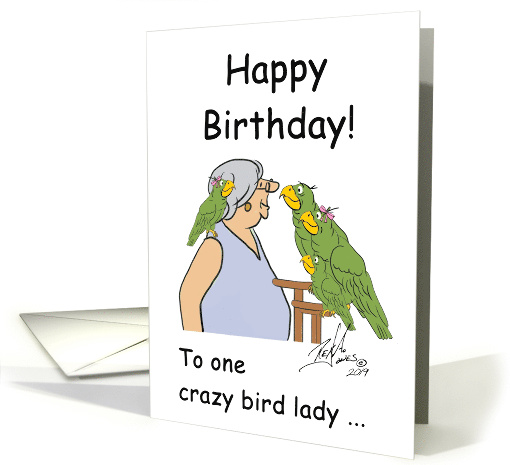 Happy birthday! To one crazy bird lady from another.... (1577214)