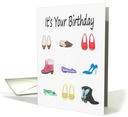Happy Birthday for Her Collection of Shoes card (1670106)